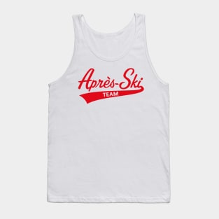 Après-Ski – Team (Lettering / Apres Ski / Apresski / Red) Tank Top